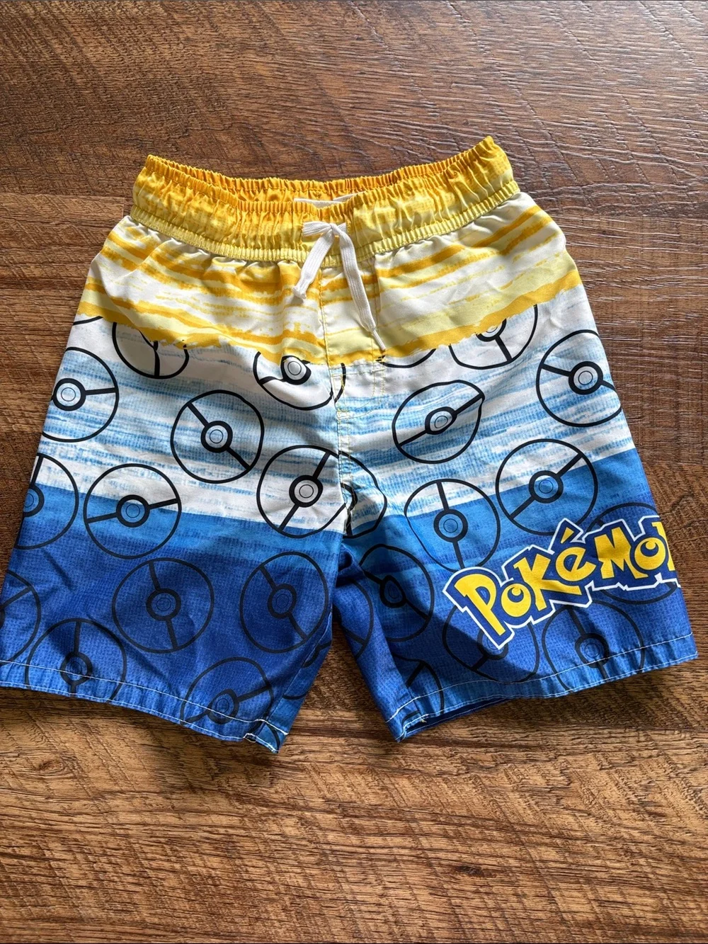 Pokémon Boys' Yellow and Blue Swim Shorts